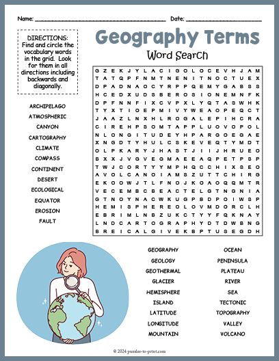 Free Printable Geography Terms Word Search Geography Word Search, Geography Terms, Magic Squares Math, Geography Printables, Free Word Search Puzzles, Word Search Puzzles Printables, Puzzle Worksheet, Free Word Search, Free Printable Puzzles