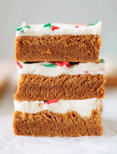 Gingerbread Sheet Cookie, Gingerbread Squares Recipe, Sugar Cookie Sheet Bars, Soft Gingerbread Cookie Bars, Gingerbread Cookie Bars Easy, Ginger Molasses Cookie Bars, Ginger Bread Cookie Bars, Gluten Free Gingerbread Bars, Ginger Bread Bars