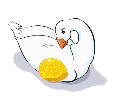 Goose and The Golden Egg The Goose With The Golden Eggs Story, Golden Goose Illustration, Fairy Tale Activities, Eggs Image, Story Pics, Short Moral Stories, Aesop's Fables, Aesops Fables, The Goose