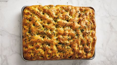 Focaccia - Today's Parent Matty Matheson Recipes, American Cheese Sauce, Easy Focaccia Recipe, Matty Matheson, Molasses Bread, Summer Savory, Bread Substitute, Focaccia Recipe, Creative Recipes