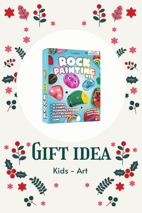 Rock Painting Kit for Kids Rock Painting Kit Diy, Stem Projects, Paint Rock, Painting Gift, Mad Scientist, Crafts For Girls, Kits For Kids, Paint Kit, Arts And Crafts For Kids