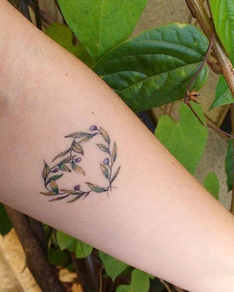 Italian Script, Watercolor Compass Tattoo, Healed Heart, Digimon Tattoo, Olive Branch Tattoo, Dove Tattoos, Favorite Tattoos, Inner Forearm Tattoo, Branch Tattoo