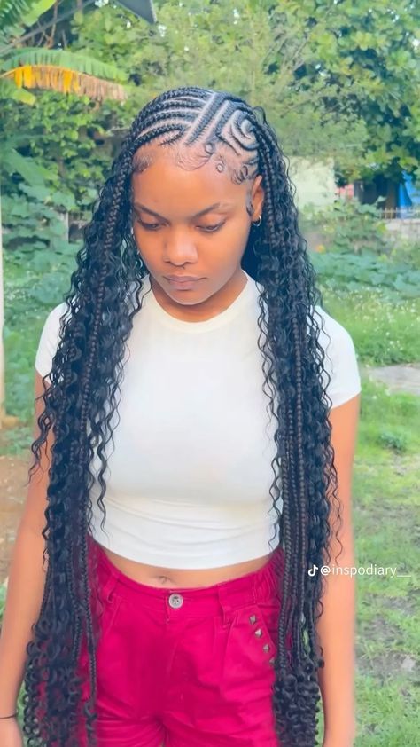 Braided Cornrows, Hair Braid Patterns, Lemonade Braids Hairstyles, Cornrows Braids For Black Women, Braided Hairstyles For Black Women Cornrows, Birthday Hairstyles, Feed In Braids Hairstyles, Cute Braided Hairstyles, Box Braids Hairstyles For Black Women