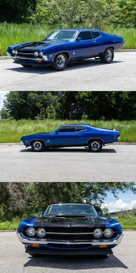 Ford Grand Torino, 1971 Ford Torino, Classic Ford Cars, Ford Muscle Cars, 1970 Cars, Truk Ford, Grand Torino, Ford Torino Gt, Rat Rod Trucks