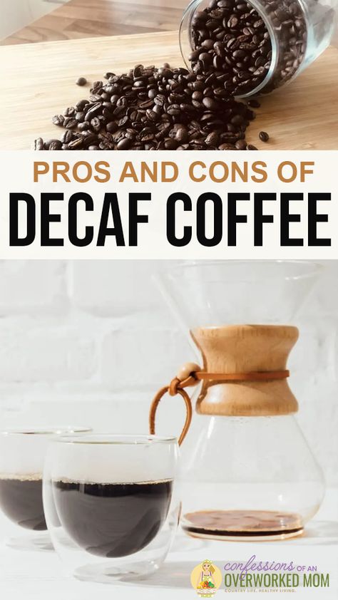 Pros and cons of decaf coffee? Yes, you read that right. Find out the decaffeinated coffee dangers and learn how to choose a safe option.

Decaf coffee dangers aren’t something you usually hear about. But, as a passionate java drinker, there are a few things you need to be aware of. Decaf Coffee Recipes, Decaf Coffee Benefits, Decaffeinated Coffee, Coffee Facts, Coffee Health Benefits, Coffee Benefits, Paint Thinner, Healthy Coffee, Decaf Coffee