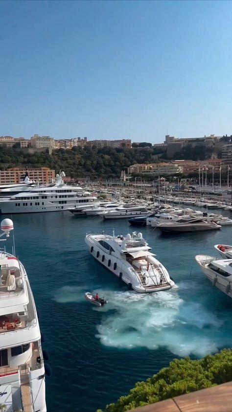 #monaco #richlifestyle #vieuw #yacht #millionaire #trending #rich #monacowealth #vacation #fyp #wealth Monaco, Paris, Van, Pins