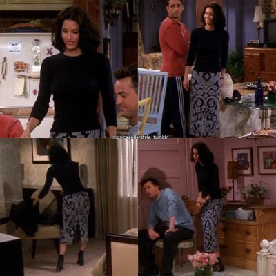 Monica Gellar, Monica Geller, 90s Fashion Outfits, Rachel Green, Friend Outfits, Friends Tv, Skirt Outfits, 90s Fashion, New Outfits