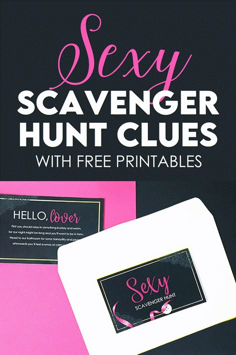 I cannot wait to use these free scavenger hunt ideas to plan the best sexy scavenger hunt for my spouse! #datenight #scavengerhunt #freeprintable Cute Scavenger Hunt For Boyfriend, Date Night Scavenger Hunt Romantic, Diy Scavenger Hunt For Boyfriend, Valentines Scavenger Hunt For Husband, Romantic Treasure Hunt For Him, Romantic Scavenger Hunt For Him At Home, Scavenger Hunt For Husband Romantic, Love Scavenger Hunt Ideas, Valentines Scavenger Hunt For Boyfriend