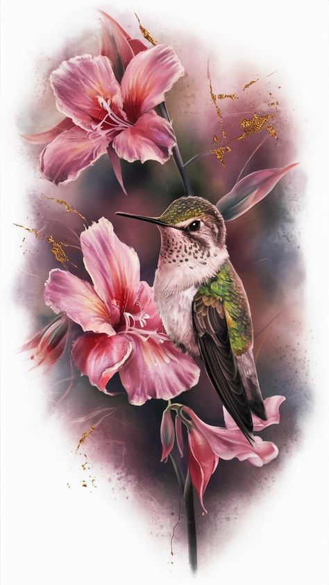 Immerse yourself in the enchanting world of nature with this mesmerizing hummingbird tattoo, gracefully perched on vibrant pink flowers! 🕊️🌸 This design encapsulates the spirit of joy and freedom, as the hummingbird symbolizes resilience and adaptability. Each detail, from the iridescent feathers to the delicate petals, captures the essence of life's fleeting moments, making it a perfect tribute for those who cherish the small wonders around them. 🌼💖 #HummingbirdTattoo #NatureInk Hibiscus Hummingbird Tattoo, Flower Hummingbird Tattoo, Iridescent Feathers, Floral Tattoos, Hummingbird Tattoo, Embrace Nature, Unique Tattoo, Birds Tattoo, Poppy Flower