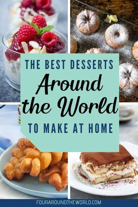 Desserts From Around The World, World Desserts, Desserts Around The World, African Dessert, International Desserts, British Desserts, Around The World Recipes, Foreign Food, The Best Desserts