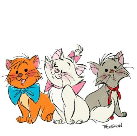 ♡ Pinterest: lil' moonlight ♡ ♡@HeyitsCatrina♡ xo Steve Thompson Disney, Steven Thompson, Steve Thompson, Disney Doodles, The Aristocats, Disney Artists, Disney Artwork, Disney Sketches, Images Vintage