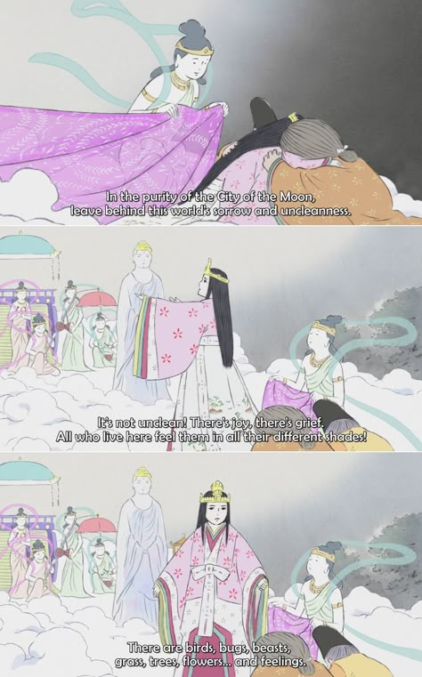 The Tale of the Princess Kaguya (2013) The Princess Kaguya, The Tale Of Princess Kaguya, Wonder Movie, Magical Aesthetic, Princess Kaguya, Studio Ghibli Movies, Movie Lines, Ghibli Movies, Art References