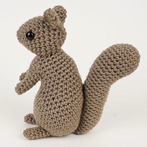 Squirrel crochet pattern – PlanetJune by June Gilbank: Blog Crochet Squirrel Pattern Free, Squirrel Scouts, Squirrel Crochet Pattern, Squirrel Amigurumi, Crochet Squirrel, Squirrel Pattern, Red Squirrels, Eastern Gray Squirrel, Gray Squirrel