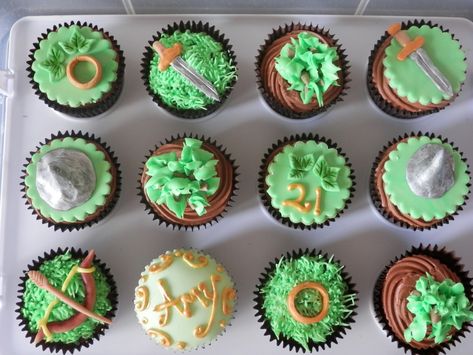 Lotr Cupcakes, Hobbit Cupcakes, Baby Q Shower, Showers Of Blessing, Cake Central, Baby Q, Themed Cupcakes, Home Recipes, The Hobbit