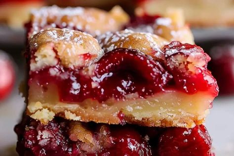 Introduction: Indulge in the sweet and tangy flavors of cherry pie with a delightful twist in the form of Cherry Pie Bars. These delectable treats capture all the essence of ... Learn More Cherry Pie Bars Recipe, Cherry Pie Bars, Cherry Bars, Sweet Temptation, Cherry Desserts, Pie Bars, Pie Dessert, Cherry Pie, Dessert Bars