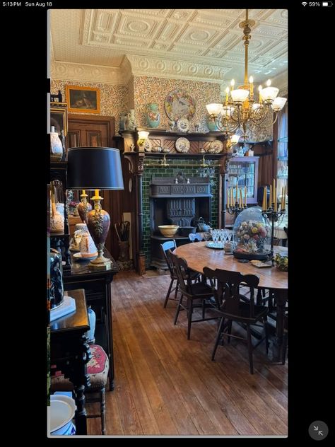 Victorian Tea Room, Victorian Interior, Victorian Interiors, Tea Room, Dining Rooms, Dining Room, Tea