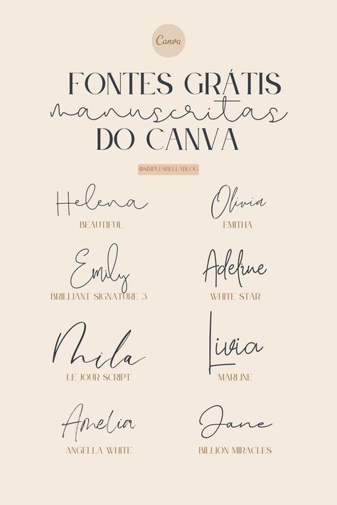 Free Font, fonts, Cursive Font, Fancy Font, Cool Font, Handwritting Font Fontes Do Canva, Wedding Canvas Ideas, Fuentes Canva, Font Canva Lettering, Alfabet Font, Fonts Canva, Logo Youtube, Keyword Elements Canva, Canva Fonts