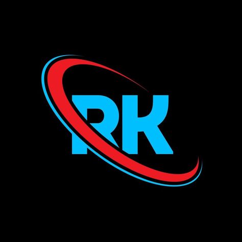 RK logo. RK design. Blue and red RK letter. RK letter logo design. Initial letter RK linked circle uppercase monogram logo. Rk Name Dp, Rk Love Wallpaper Letter, Rk Creation Logo Png, Rs Editing Logo, Rk Name Logo, Rk Editing Logo, Rk Logo Design Letter, Rakesh Editing Logo, Rk Logo Design