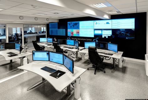 A global managed security operations center, underpinned by VertexPlus Technologies, provide soc security operation center and data solutions 24x7 Network Operations Center, Security Room, Tech Room, Computer Room, Security Officer, Command Center, Office Setup, Office Room, Design Center