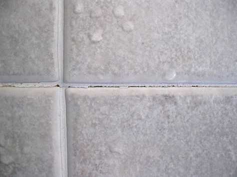 How Do I Repair Cracked Grout on Shower Walls? Shower Grout, Grout Repair, Tile Repair, Bathroom Crafts, Painting Carpet, Fire Pit Furniture, Doors And Floors, How To Clean Silver, Low Water Pressure