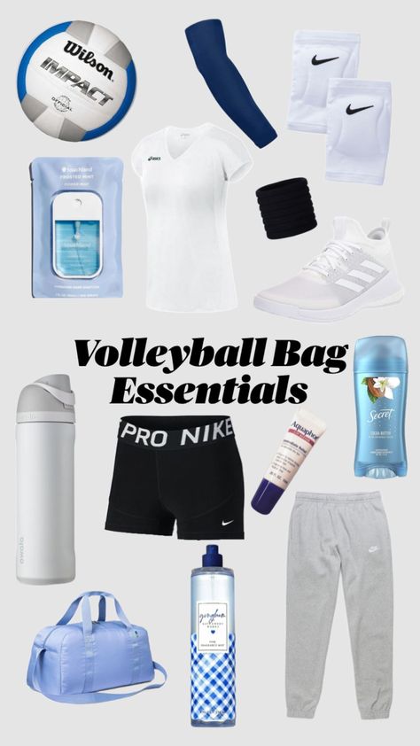 #volleyball Volleyball Bag, Volleyball Photos, Volleyball Practice, Volleyball Inspiration, Play Volleyball, Sports Organization, Volleyball Outfits, Trendy Outfits For Teens, Bag Essentials