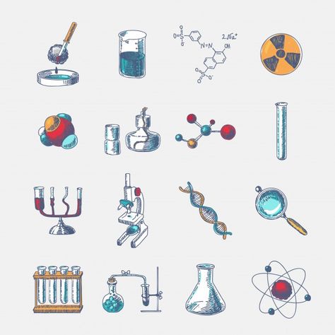 More than a million free vectors, PSD, photos and free icons. Exclusive freebies and all graphic resources that you need for your projects Pipette Tattoo, Science Fair Projects Boards, Science Art Projects, About Chemistry, Science Tattoos, Social Structure, Dna Molecule, Sketch Icon, Mobile Network