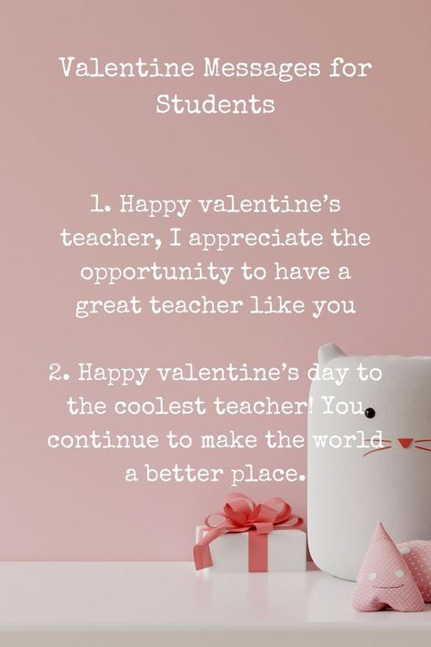 Valentine Messages for Teachers Valentines Message For Teacher, Best Teachers Day Quotes, Valentines Message, Student Valentines, Message For Teacher, Best Friend Quotes Meaningful, Happy Valentine Day Quotes, Basic Japanese Words, Valentine Messages