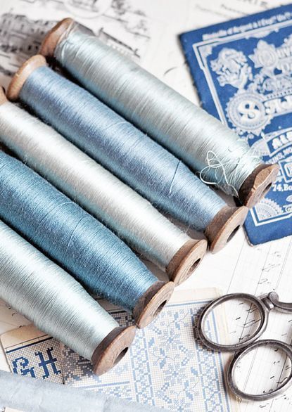 Sewing Terms, Spools Of Thread, Blue Cottage, Feeling Blue, French Blue, Love Blue, Ravenclaw, Sewing Notions, Something Blue