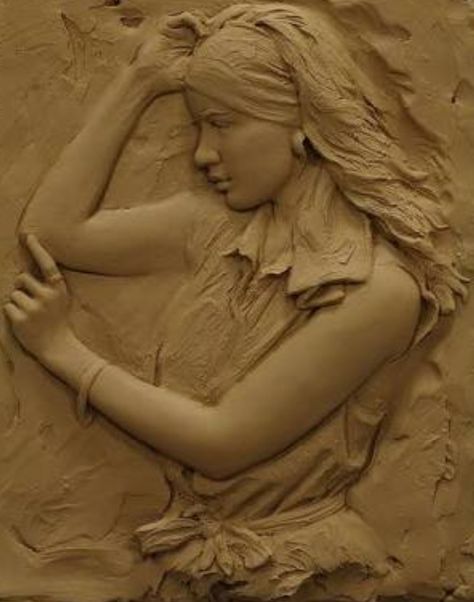 Low Relief Sculpture, Angel Wings Wall Art, Drywall Art, Composition Techniques, A Level Art Sketchbook, Hindu Statues, Plaster Wall Art, Sculptures Céramiques, It's Never Too Late