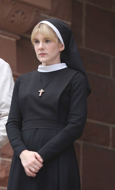 Lily Rabe Unleashes Her Inner Devil On "American Horror Story: Asylum" - BuzzFeed News Sister Mary Eunice, American Horror Story Costumes, American Horror Story Characters, Nun Outfit, Ahs Asylum, American Horror Story Asylum, Lily Rabe, American Horror Stories, Nuns Habits