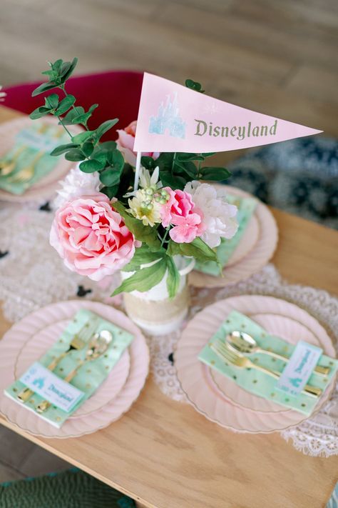 Disney First Birthday, Vintage Disney Birthday Party, Disneyland Party, Disney Graduation, Disneyland Birthday, Princess Theme Birthday Party, Disney Birthday Party, Disney Theme Party, Disney Baby Shower