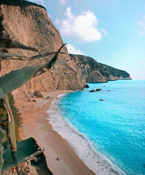 Porto Katsiki Beach, Lefkada island Porto Katsiki, Greece Aesthetic, Greece Pictures, Mediterranean Travel, Greek Blue, Greece Holiday, Corfu, White Sand Beach, White Sand