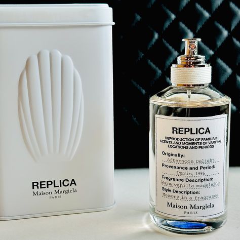 REPLICA Afternoon Delight Eau de Toilette Notes of vanilla, Madeline accord, sandalwood, and musk. Transport yourself to a sun-soaked afternoon in Paris, 1996. With every spritz of Maison Margiela’s REPLICA ‘Afternoon Delight,’ you’re wrapped in the warm embrace of vanilla and madeleine, evoking cherished memories of simpler times. This isn’t just a fragrance; it’s a journey through time, a nostalgic escape into the heart of the City of Lights. Available exclusively at Sephora. @sephora ... Replica Aesthetic, Afternoon Delight, Simpler Times, City Of Lights, Cherished Memories, Sephora, Scents, The City, Vanilla