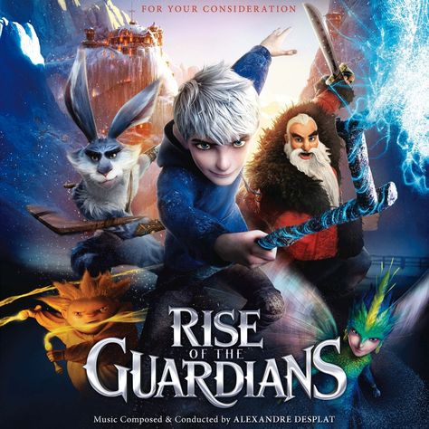 Alexandre Desplat: Rise Of The Guardians [FYC Promo] The Guardian Movie, Animation Dreamworks, Tam Film, Gaspard Ulliel, 2012 Movie, Isla Fisher, Rise Of The Guardians, Childhood Movies, Kids' Movies