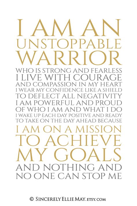 Part of our range of think positive quotes. I Am An Unstoppable Warrior success wall art printable, great as an encouraging gift for her or simply as poster for the woman achiever, home or office. #warrior #warriorprincess #courage #powerfulwomen #printableart #achieve #achieveyourgoals #unstoppable Night Affirmations, Advertisement Examples, Leadership Traits, Face Quotes, Eagles Wings, Achievement Quotes, John Maxwell, Life Quotes Love, Straight Forward