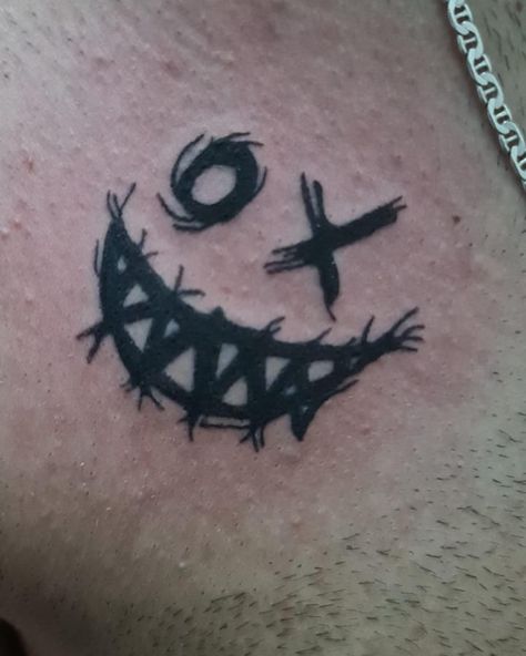 #tattoo #ElizabethQupty #art #hahaha #jokermovie #joker #foryoupage Joker Tattoo Ideas For Men, Hahaha Tattoo, Joker Smile Tattoo, Joker Hahaha, Hahaha Joker, Joker Smile, Smile Tattoo, Joker Tattoo, R Movie