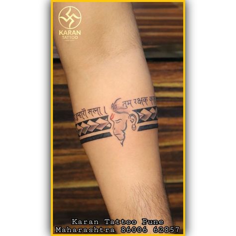 #hanuman #hanumanji #hanumanstatus #hanumanjayanti #maruti #instagram #instagood #tattoodesign #hanumantattoo Hanuman Shloka Tattoo, Hanuman Arm Band Tattoo, Mantra Tattoo Designs Men, Bajrang Bali Tattoo Design, Tattoo Hanuman Design, Hanuman Band Tattoo, Hanuman Tattoo Design Art, Lord Ram Tattoo For Men, Hanuman Tatoos Design