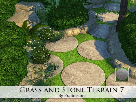 Sims4 Landscaping Cc, Sims 4 Stepping Stones, Sims 4 Rocks Cc, Sims 4 Landscape Cc, Sims 4 Terrain Cc, Sims 4 Cc Landscaping, Sims 4 Landscaping Cc, Sims4 Mod, Stepping Stone Walkways