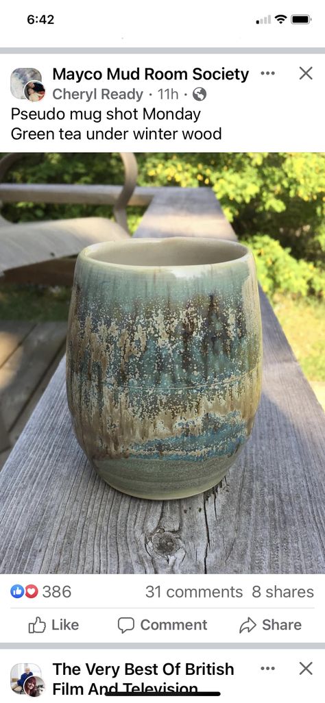 Glaze Combinations, Coil Pots, Amaco Glazes, Ceramic Glaze Recipes, Mug Shot, Glazing Techniques, Wood Images, Play Clay, Winter Wood