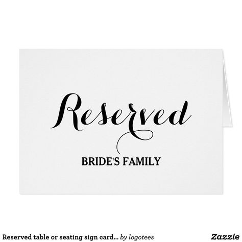 Wedding Poster Design, Reserved Seating, Seating Sign, Chic Bridal Showers, Ceremony Signs, Custom Wedding Signs, Fancy Wedding, Wedding Posters, Wedding Reception Tables