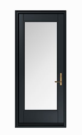 Single Exterior Doors, Entry Door Styles, Doors Decoration, Andersen Doors, Black Exterior Doors, Modern Tudor, Entry Doors With Glass, Exterior Doors With Glass, Andersen Windows