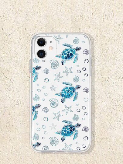 Blue Preppy Phone Case, Sea Turtle Phone Case, Summer Phone Cases Aesthetic, Aesthetic Summer Phone Case, Summer Phone Case Ideas, Phone Cases Beachy, Tropical Phone Case, Sea Phone Case, Phone Cases 13