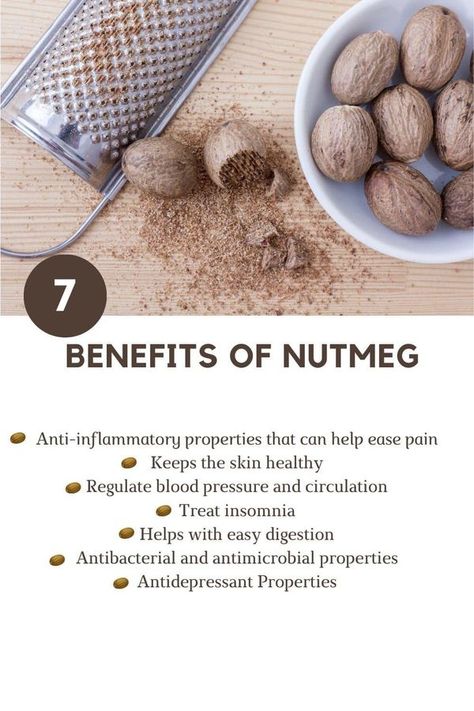 Health Benefits Of Nutmeg, Nutmeg Oil Benefits, Nutmeg For Sleep, Nutmeg Health Benefits, Benefits Of Nutmeg, Nutmeg Benefits, Cumin Benefits, Plant Healing, Smoothie Supplements