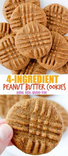 Paleo Peanut Butter Cookies, Postre Keto, Paleo Cookies, Paleo Recipes Dessert, Paleo Baking, Low Carb Snack, Paleo Sweets, Paleo Diet Recipes, Paleo Treats