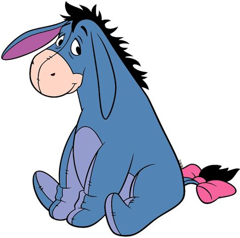 Donkey From Winnie The Pooh, Winnie The Pooh Donkey, Eeyore Images, Imprimibles Paw Patrol, Eeyore Quotes, Pooh Characters, Winnie The Pooh Drawing, Winnie The Pooh Cartoon, Winnie The Pooh Birthday