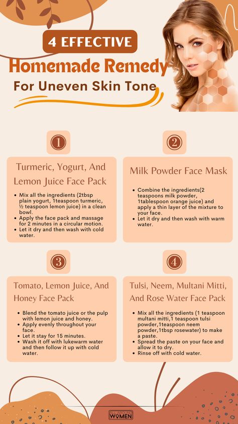 4 Effective Homemade Remedy For Uneven Skin Tone, uneven skin, skin care