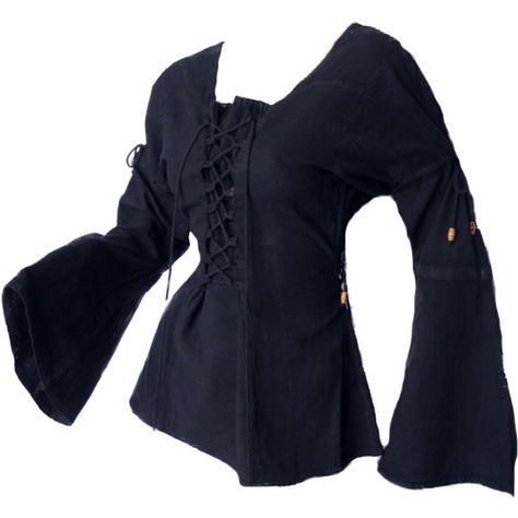 Medieval Blouse found on Polyvore Medieval Blouse, Medieval Shirt, People Clothes, Medieval Clothing, Costume Outfits, Fantasy Clothing, New Wardrobe, Boho Tops, Larp