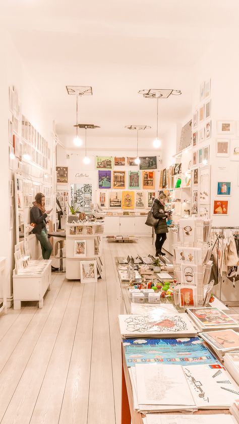 Budapest design shop guide to best Hungarian souvenirs - Part 1. - Aliz's Wonderland Gallery Shop Design, Souvenir Shop Design, Budapest Shopping, Korean Shop, Souvenir Store, Common Room, Souvenir Shop, Printed Pillowcases, Cafe Interior Design