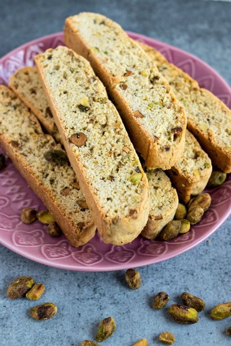 Pistachio Biscotti - CPA: Certified Pastry Aficionado Honey Pistachio, Lemon Pistachio, Pistachio Biscotti, Cannoli Cream, Biscotti Recipe, America's Test Kitchen, Italian Cookies, Corn Flakes, Cannoli