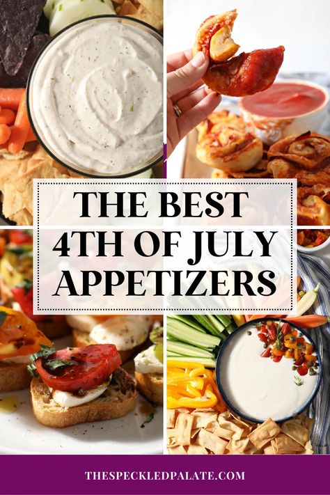 Red White And Blue Appetizer Ideas, July 4th Finger Foods, Easy 4th Of July Food Appetizers, July 4th Appetizer Ideas, Easy 4th Of July Appetizer Ideas, Red White And Blue Appetizers, July 4 Appetizers, Patriotic Appetizers Red White Blue, 4th Of July Appetizers Finger Foods